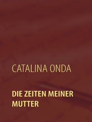 cover image of Die Zeiten meiner Mutter